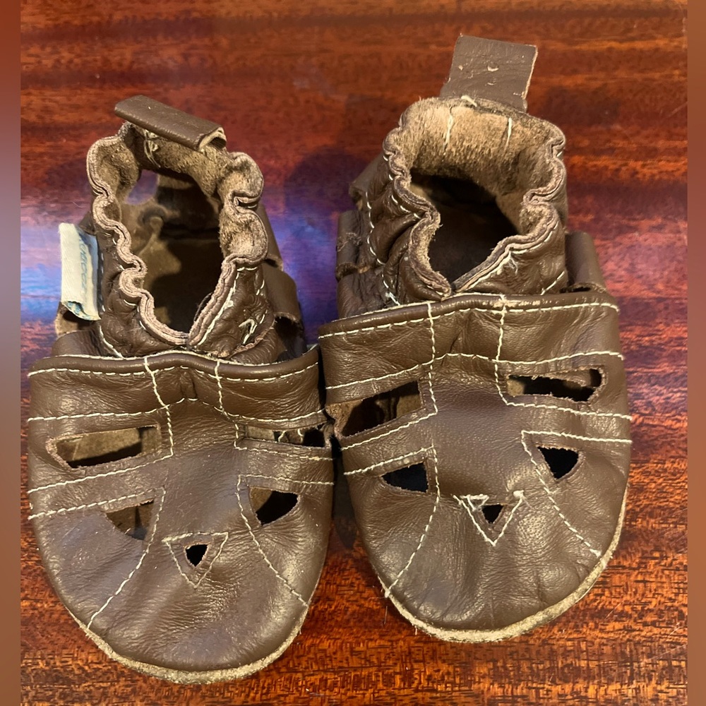 Robeez Leather Sandals 0-6m